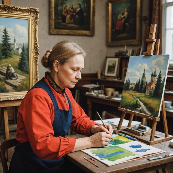 Où découvrir des cours de peinture traditionnelle en Russie?