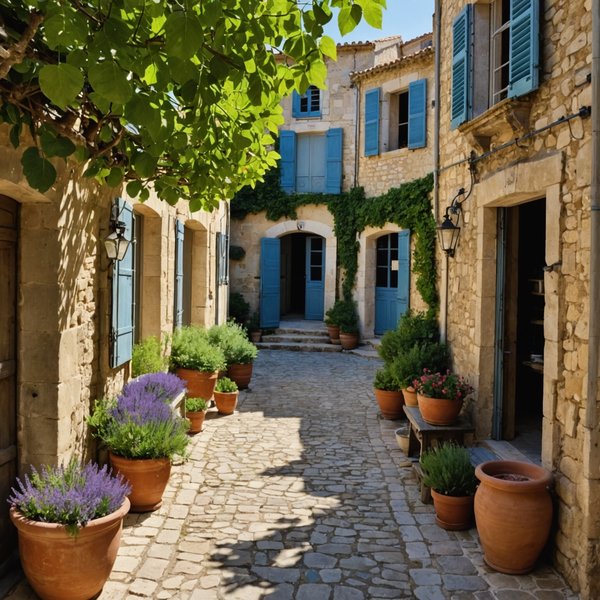 Où peut-on trouver une maison de vacances en Provence avec des ateliers de poterie et des visites de marchés locaux?